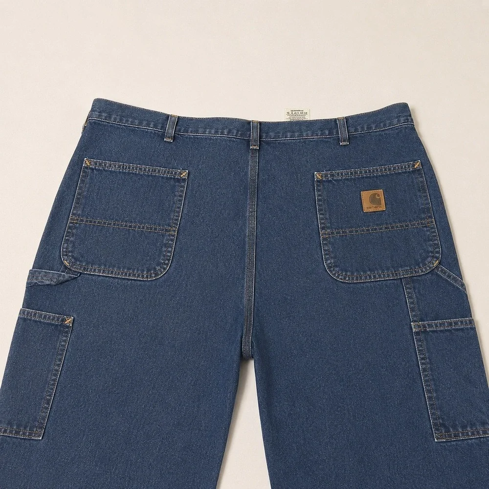 Carhartt B13 HDK Dungaree Jeans Mens 40x32 Dark Wash Carpenter Denim Pants
